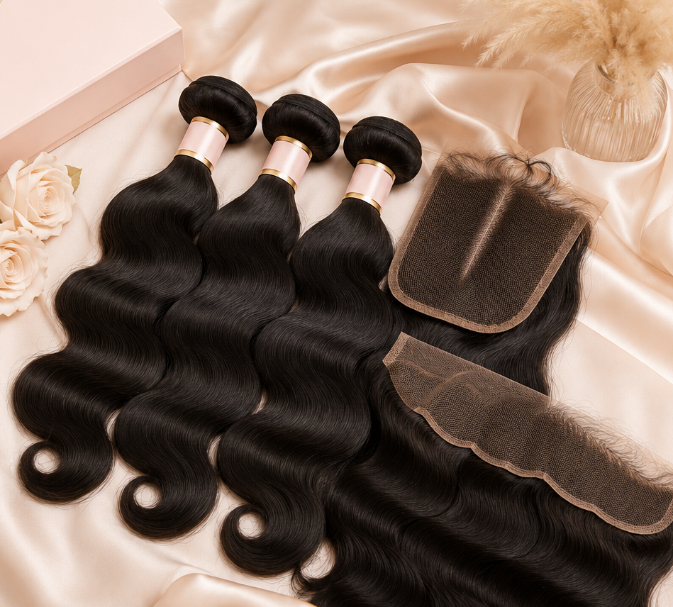 Premium Body Wave Closure & Bundle Deals