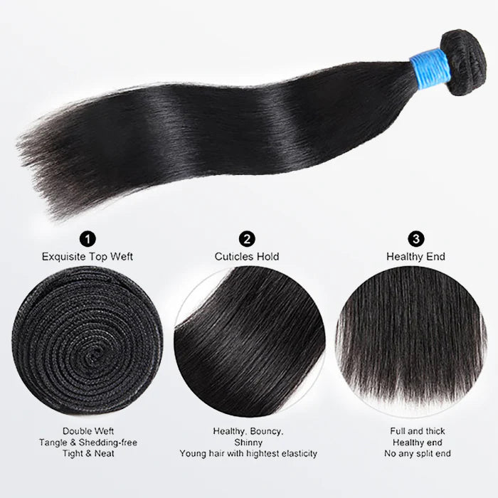 Premium 12A Hair Bundles Straight